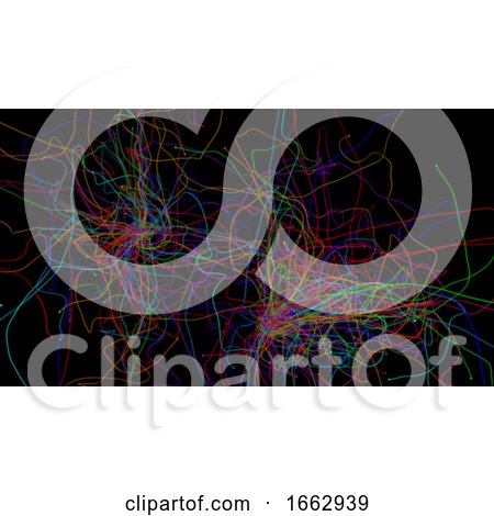 3D Render of Abstract Chaotic Elements by KJ Pargeter