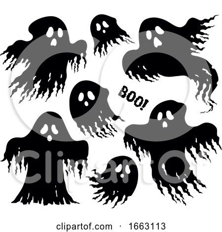 Halloween Ghosts by visekart