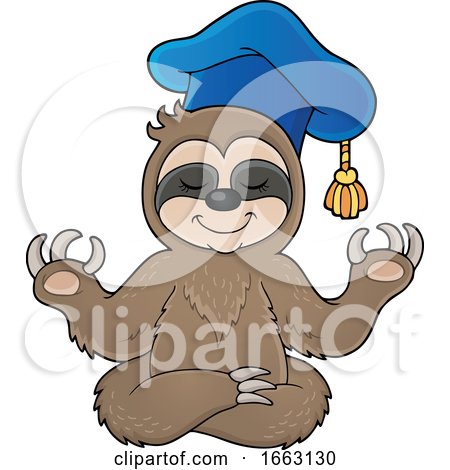 Meditating Professor Sloth by visekart