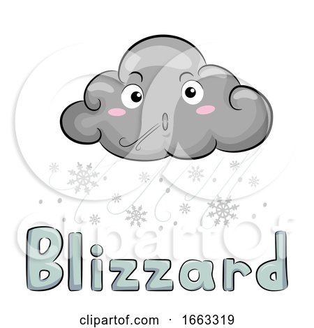 Mascot Cloud Blizzard Illustration by BNP Design Studio