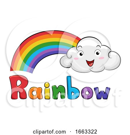 Mascot Cloud Rainbow Illustration by BNP Design Studio