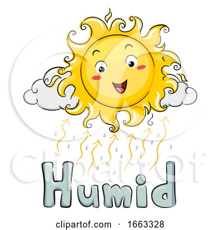 Mascot Sun Humid Illustration by BNP Design Studio