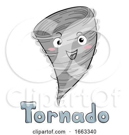 Mascot Tornado Weather Illustration by BNP Design Studio