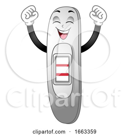 Sperm Fertility Test Mascot Positive Illustration by BNP Design Studio
