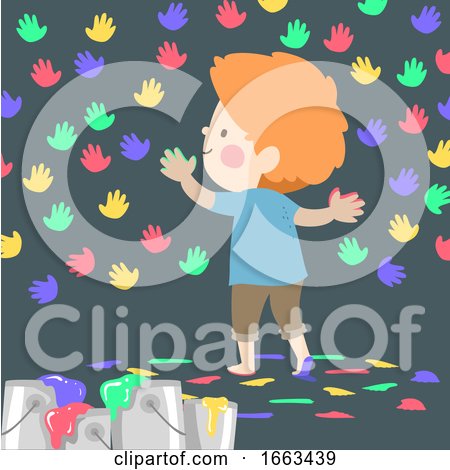 Kid Boy Feet Hands Patterns Illustration by BNP Design Studio