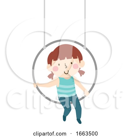 Kid Girl Aerial Skill Lyra Illustration by BNP Design Studio
