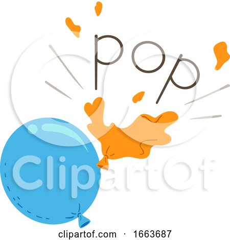 Balloon Onomatopoeia Sound Pop Illustration by BNP Design Studio