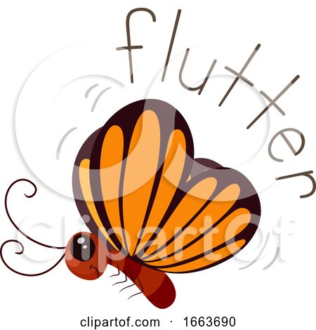 Butterfly Sound Flutter Illustration by BNP Design Studio
