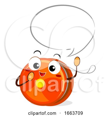 Mascot Yoyo Speech Bubble Illustration by BNP Design Studio