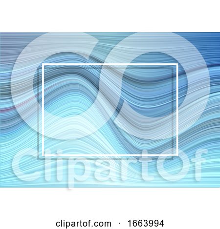 Warped Stripes Background with White Frame by KJ Pargeter