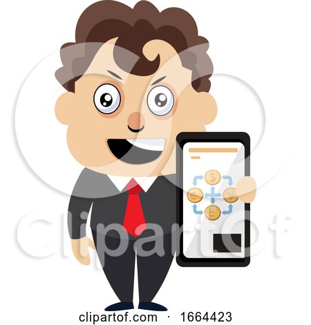 Young Business Man with Selfphone by Morphart Creations