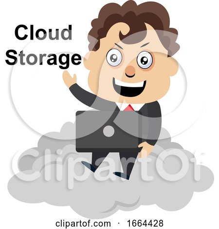 Young Business Man on the Cloud by Morphart Creations
