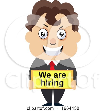 Young Business Man Is Hiring by Morphart Creations #1664450