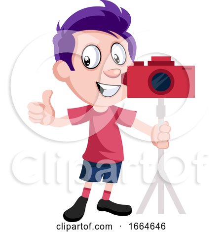 Boy with Camera by Morphart Creations