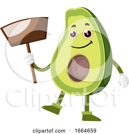 Avocado with Shovel by Morphart Creations