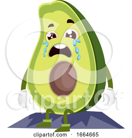 Crying Avocado by Morphart Creations