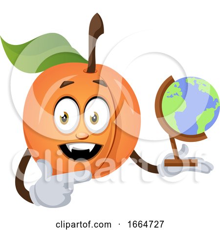 Apricot with Globe by Morphart Creations