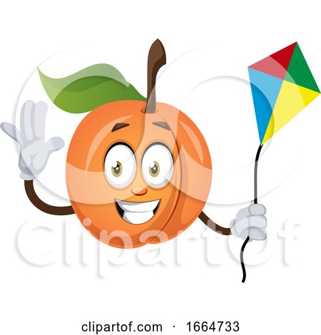Apricot with Flying Kite by Morphart Creations