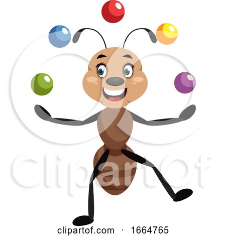 Ant Juggling by Morphart Creations