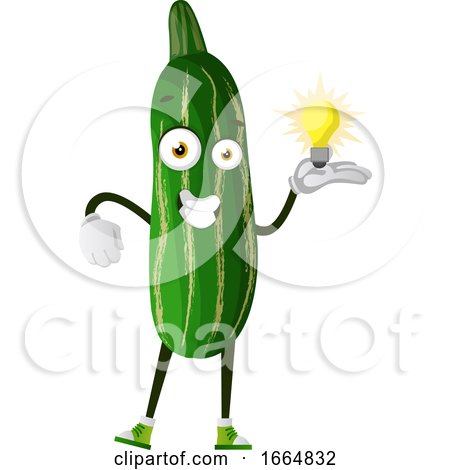 Cucumber with Lightbulb by Morphart Creations