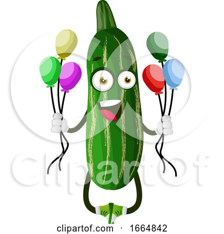 Cucumber with Balloons by Morphart Creations