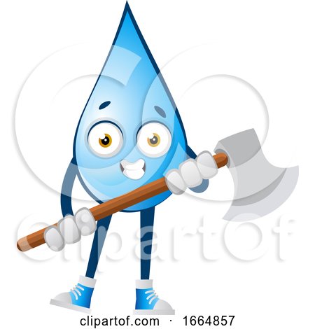 Water Drop with Big Axe by Morphart Creations