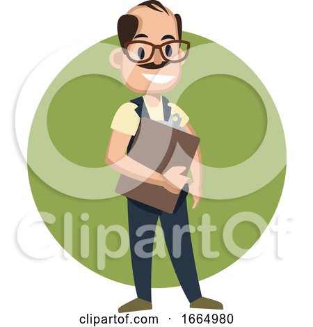 Businessman with Workplan by Morphart Creations