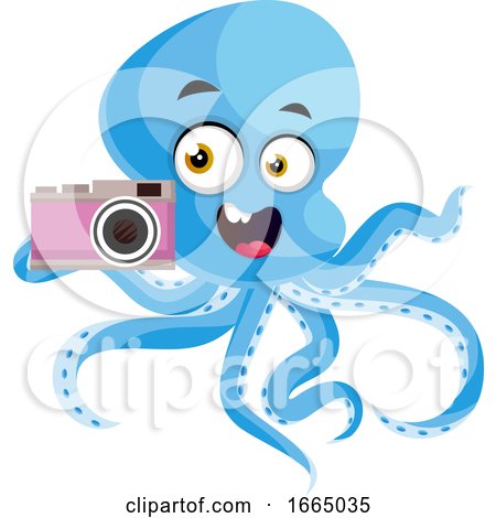 Octopus with Camera by Morphart Creations
