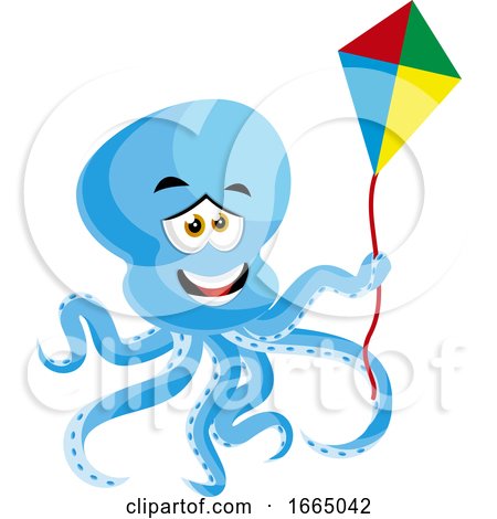 Octopus with Flying Kite by Morphart Creations