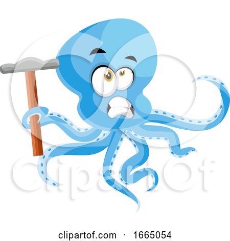 Octopus with Hammer by Morphart Creations
