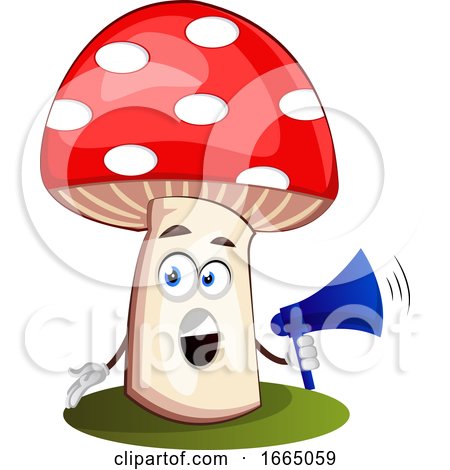 Mushroom with Megaphone by Morphart Creations