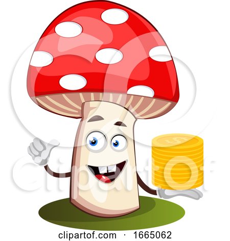 Mushroom with Coins by Morphart Creations