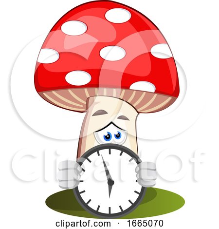 Mushroom with Big Clock by Morphart Creations