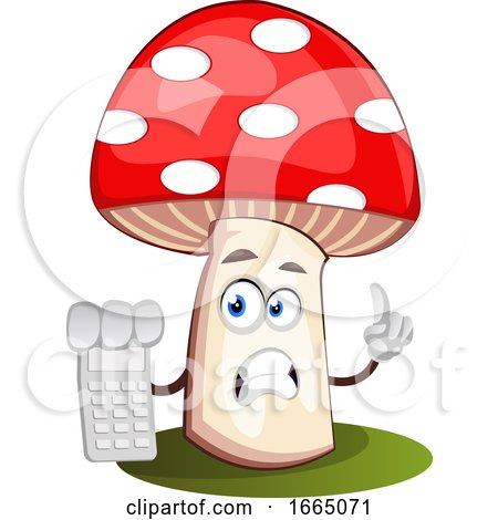 Mushroom with Calculator by Morphart Creations
