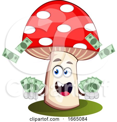 Mushroom with Money by Morphart Creations