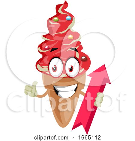 Ice Cream with Red Arrow by Morphart Creations