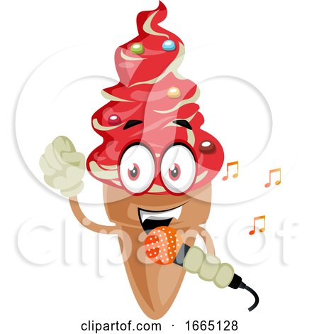Ice Cream with Microphone by Morphart Creations