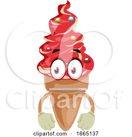Ice Cream with Closed Mouth by Morphart Creations