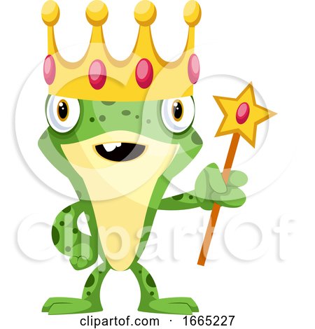 Happy Frog As a King by Morphart Creations
