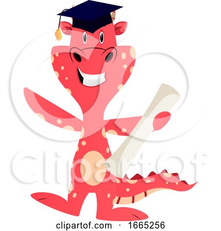 Red Dragon Is Graduating by Morphart Creations