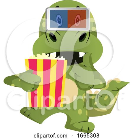 Green Dragon Is Watching Movie by Morphart Creations