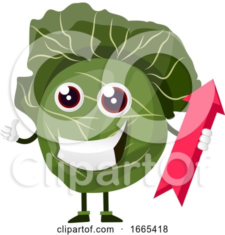 Cabbage with Red Arrow by Morphart Creations