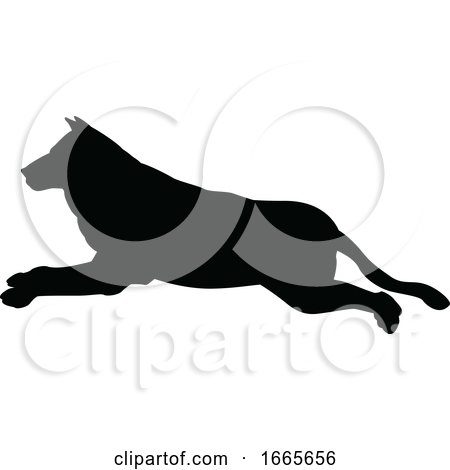 Dog Pet Animal Silhouette by AtStockIllustration