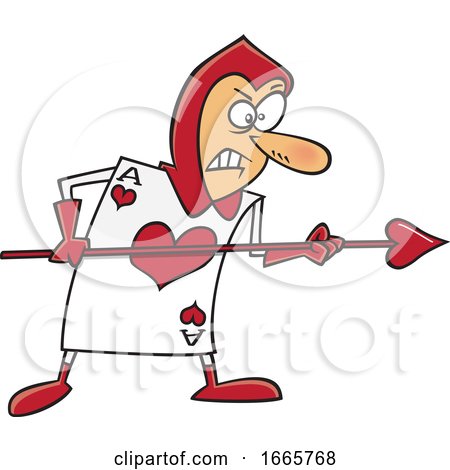 Cartoon Playing Card Soldier by toonaday