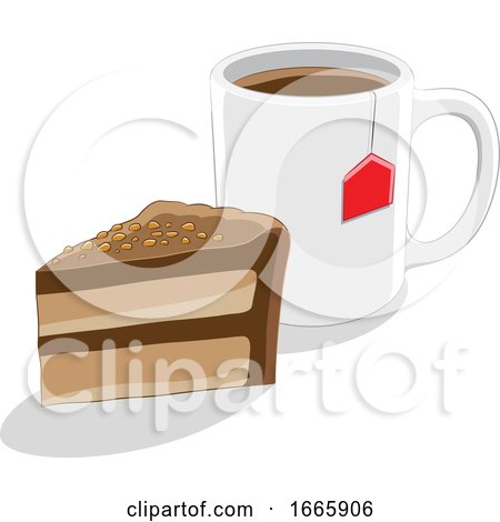 Coffee Mug and Cake by cidepix