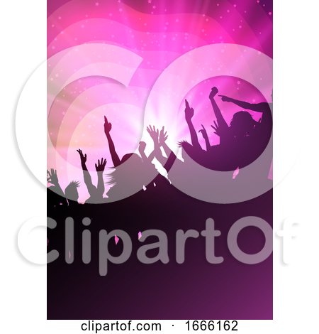 Abstract Background with Party Crowd by KJ Pargeter