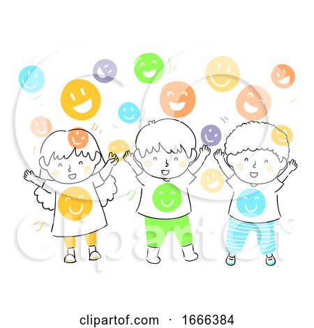 Kids Shower Happiness Illustration by BNP Design Studio