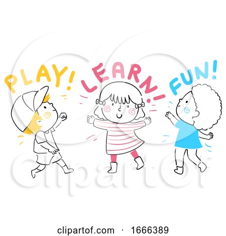 Kids Play Learn Fun Illustration by BNP Design Studio