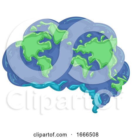 Brain Think Earth Illustration by BNP Design Studio
