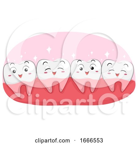 Teeth Happy Healthy Illustration by BNP Design Studio